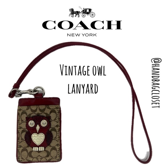 Coach Owl Vintage Sugnature C Lanyard - Picture 9 of 9